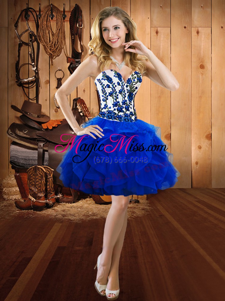 wholesale most popular sleeveless lace up floor length embroidery and ruffles vestidos de quinceanera