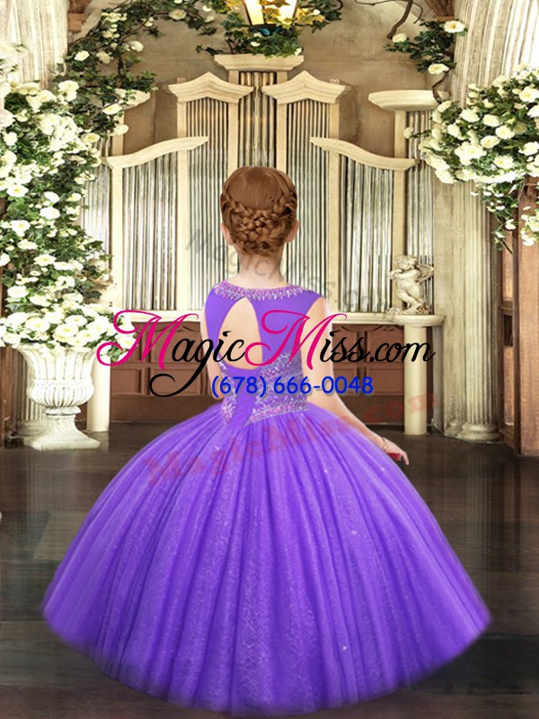 wholesale elegant floor length ball gowns sleeveless lilac glitz pageant dress lace up