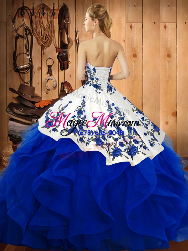 wholesale fashion wine red 15th birthday dress military ball and sweet 16 and quinceanera with embroidery and ruffles sweetheart sleeveless lace up