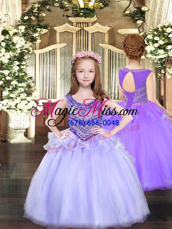 wholesale lavender quinceanera dress military ball and sweet 16 and quinceanera with beading and ruching scoop sleeveless lace up