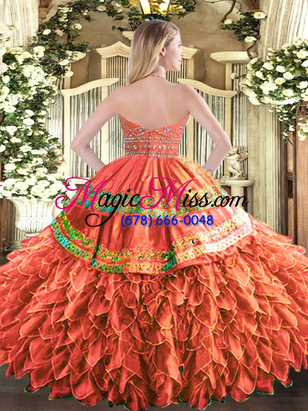 wholesale lilac tulle zipper halter top sleeveless floor length vestidos de quinceanera beading and ruffles and sequins