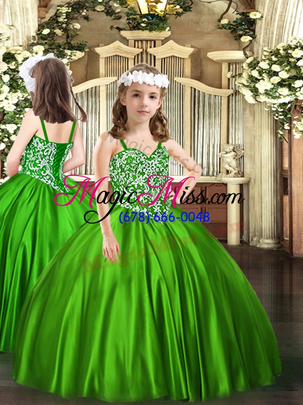 wholesale admirable floor length ball gowns sleeveless green quinceanera gowns lace up