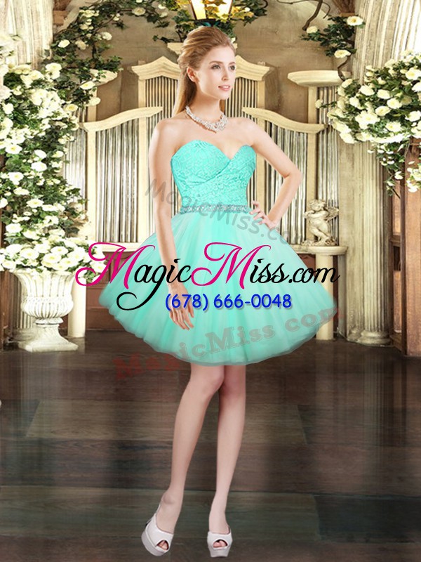 wholesale sleeveless floor length ruching lace up 15 quinceanera dress with baby blue