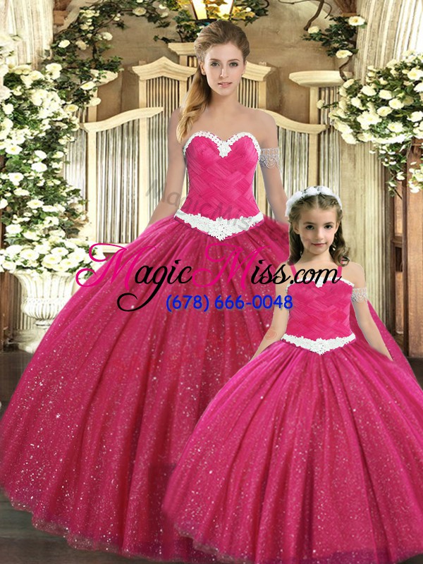 wholesale most popular floor length ball gowns sleeveless red quinceanera gowns lace up