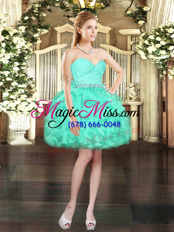 wholesale fashion turquoise quinceanera gowns military ball and sweet 16 and quinceanera with ruffles sweetheart sleeveless lace up