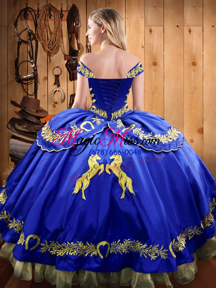 wholesale enchanting sleeveless floor length beading and embroidery lace up sweet 16 quinceanera dress with eggplant purple