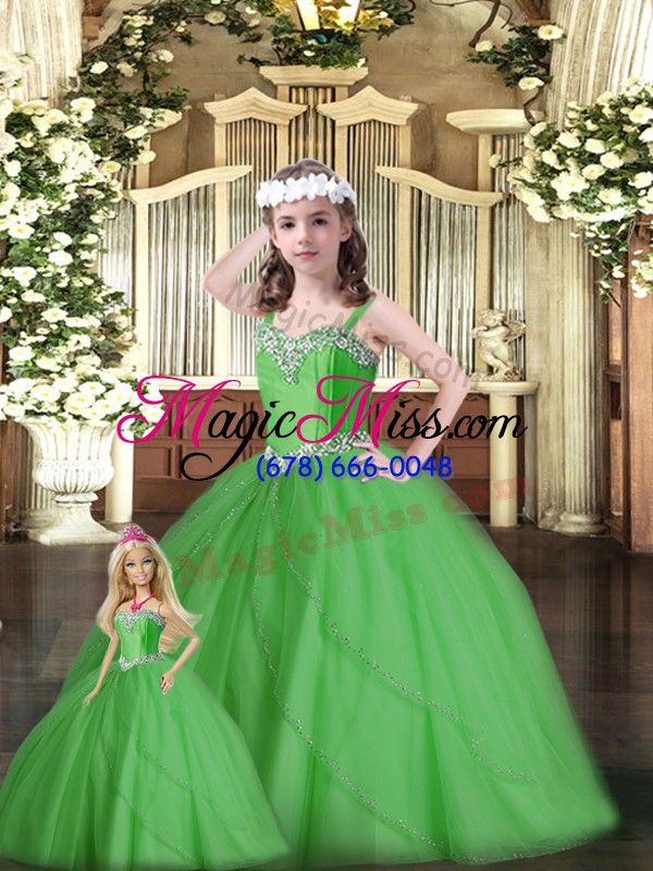 wholesale cute floor length ball gowns sleeveless green sweet 16 dresses lace up