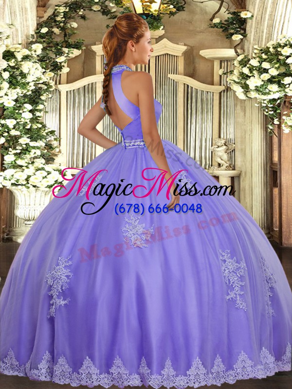 wholesale floor length rose pink sweet 16 quinceanera dress halter top sleeveless backless