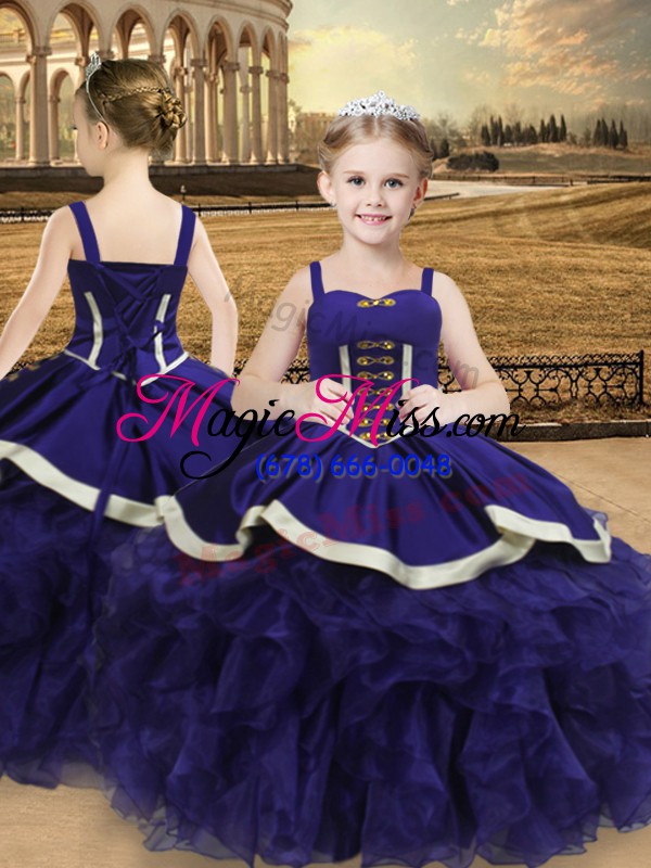 wholesale modest satin and organza sleeveless floor length vestidos de quinceanera and beading and ruffles