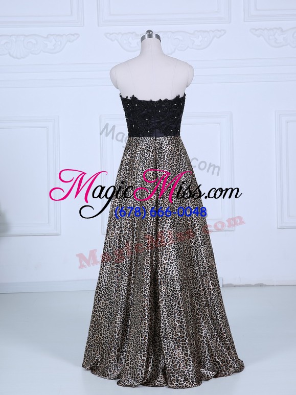 wholesale admirable black zipper homecoming dress lace long sleeves floor length