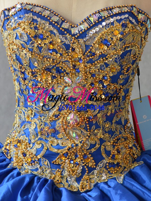 wholesale blue 15 quinceanera dress sweetheart sleeveless lace up
