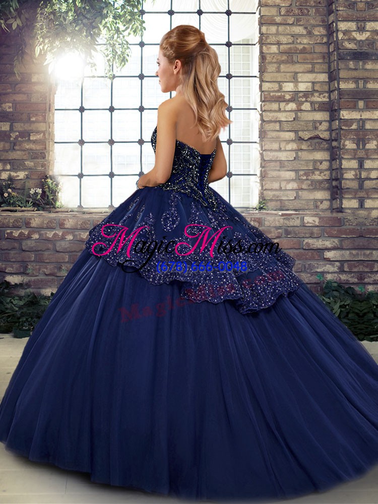 wholesale great fuchsia lace up quinceanera gowns beading and appliques sleeveless floor length