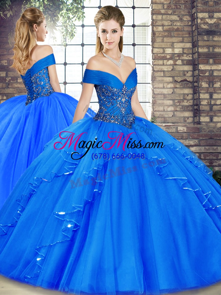 wholesale high end sleeveless beading and ruffles lace up 15 quinceanera dress