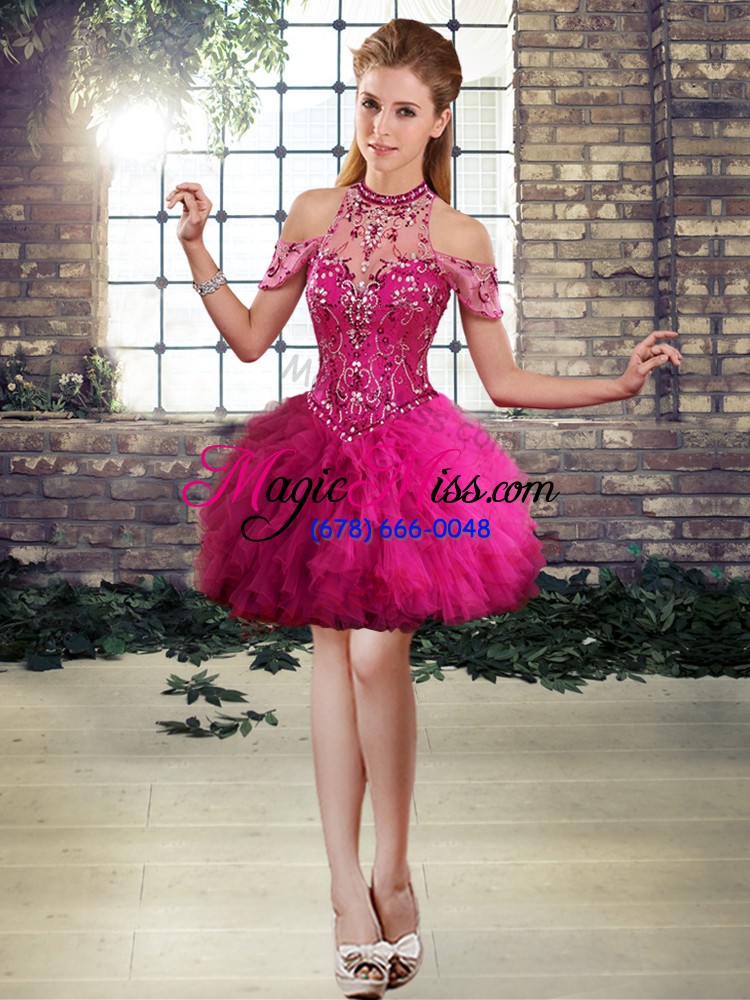 wholesale sleeveless lace up floor length beading and ruffles sweet 16 dress
