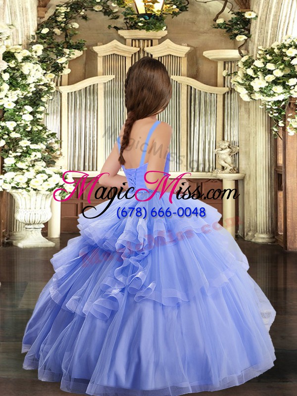 wholesale inexpensive lavender ball gowns appliques pageant dress lace up tulle sleeveless floor length