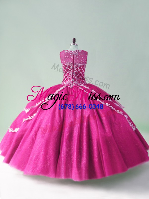 wholesale smart sleeveless beading and appliques zipper sweet 16 quinceanera dress