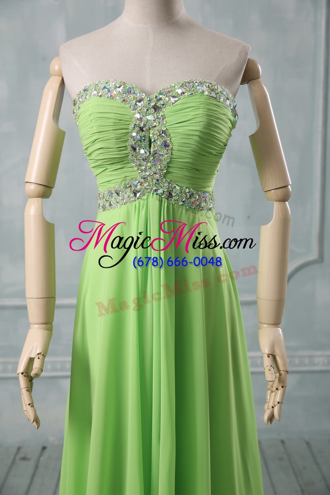 wholesale glorious high low zipper prom party dress for prom and party and military ball with beading and ruching