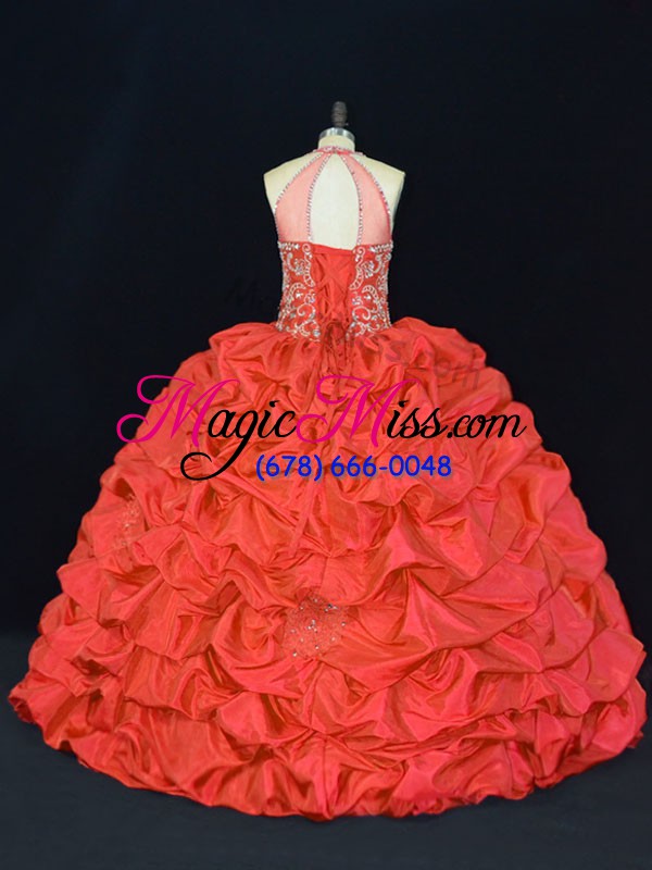 wholesale amazing sleeveless lace up floor length beading and appliques and embroidery sweet 16 dresses