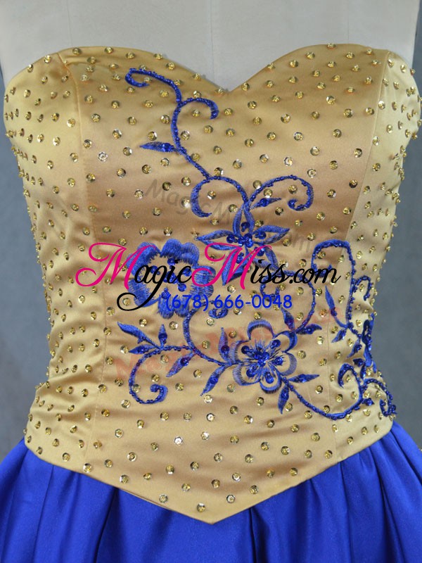 wholesale organza sleeveless sweet 16 dresses brush train and embroidery and ruffles