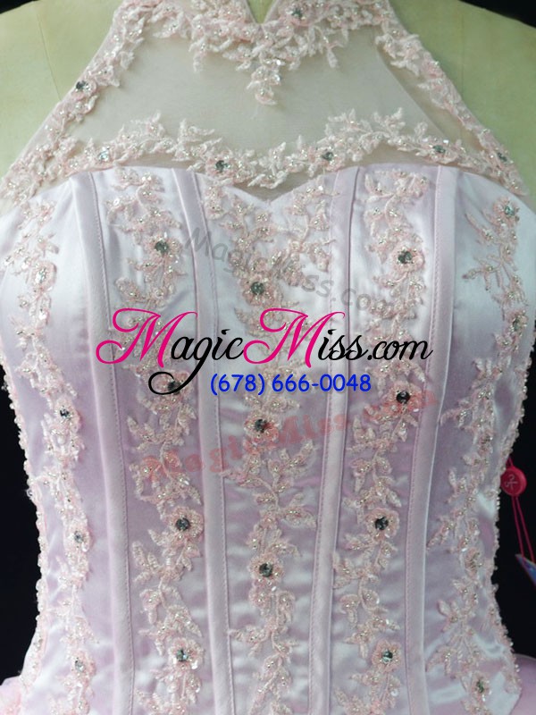 wholesale clearance ball gowns sleeveless pink vestidos de quinceanera