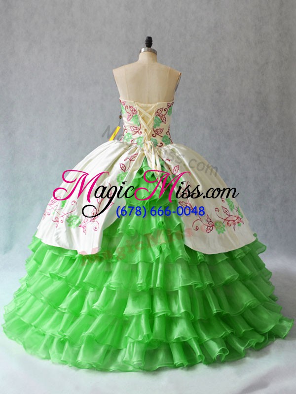 wholesale floor length quinceanera dress sweetheart sleeveless lace up