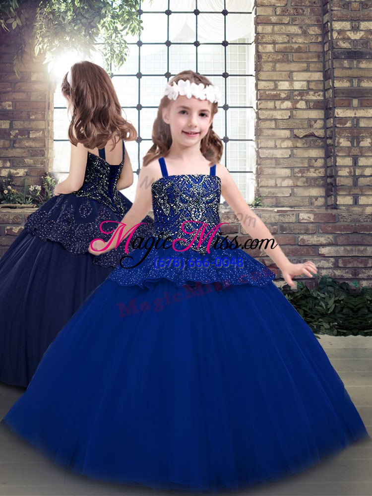 wholesale floor length royal blue quinceanera gown sweetheart sleeveless lace up