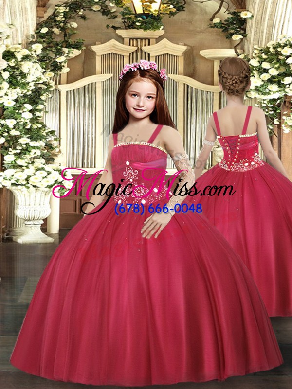 wholesale most popular red strapless lace up beading quince ball gowns sleeveless