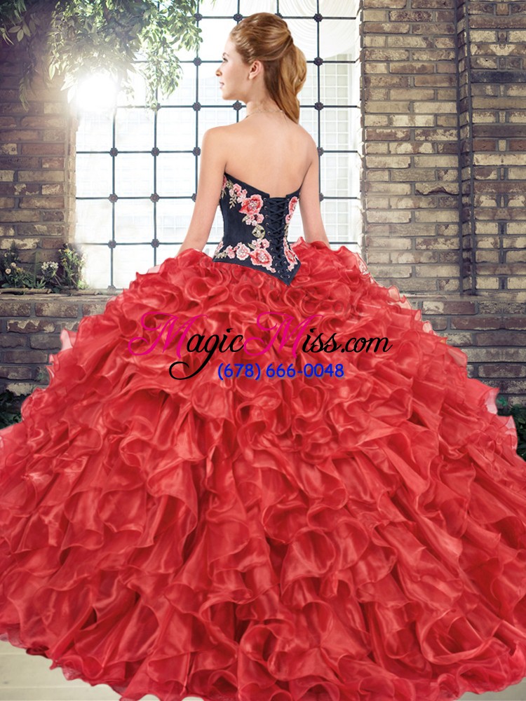 wholesale latest sweet 16 quinceanera dress sweetheart sleeveless sweep train lace up