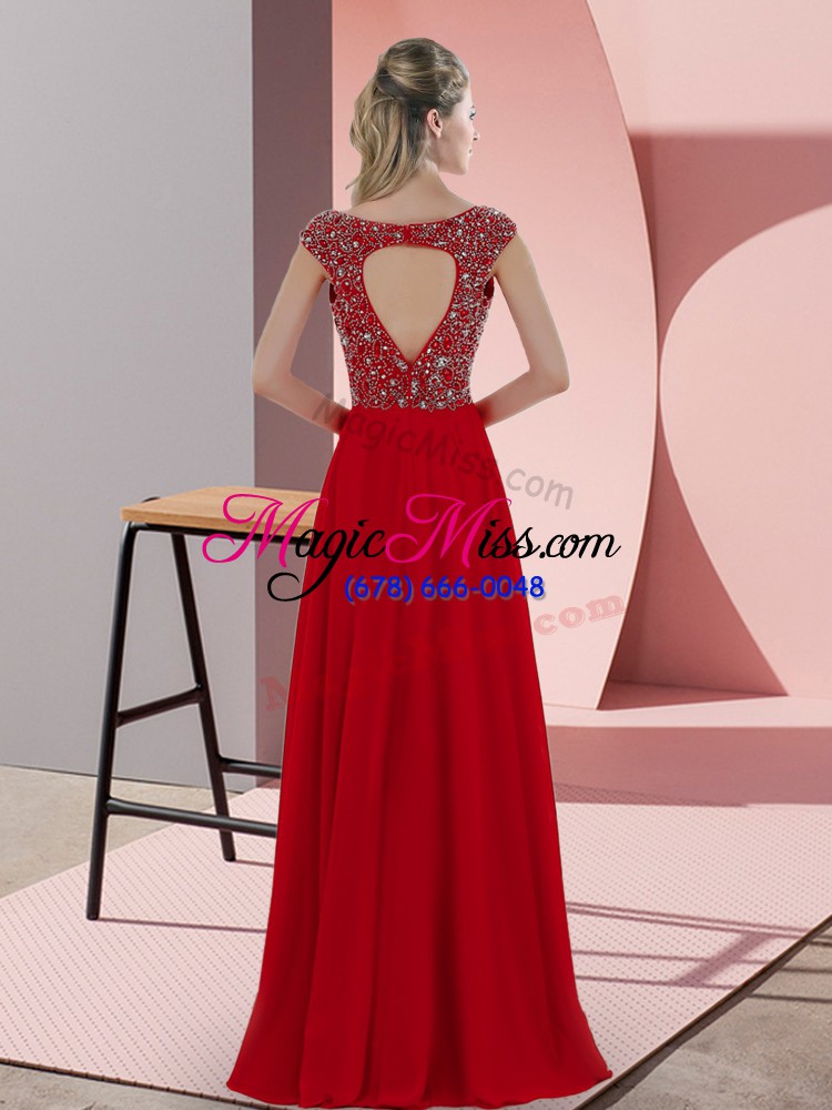 wholesale fantastic red prom dresses sweetheart sleeveless sweep train lace up
