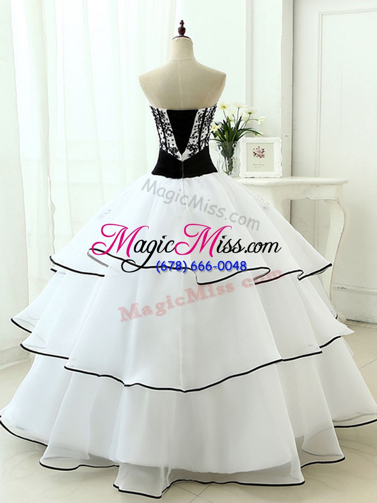 wholesale sleeveless beading and appliques lace up sweet 16 quinceanera dress