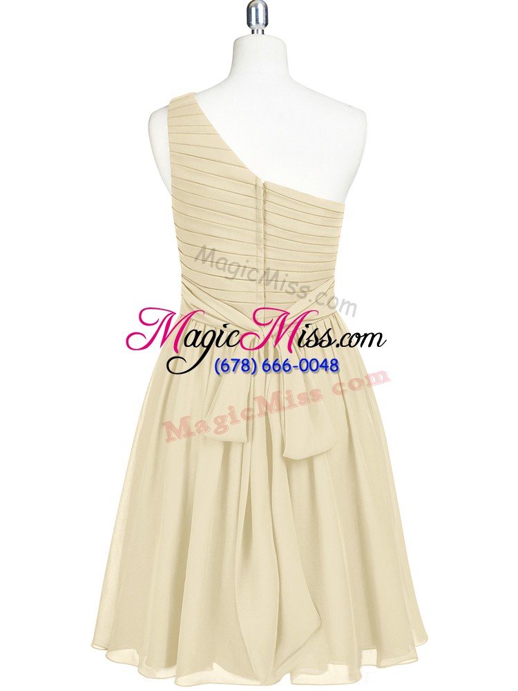 wholesale custom design chiffon sleeveless mini length dress for prom and belt