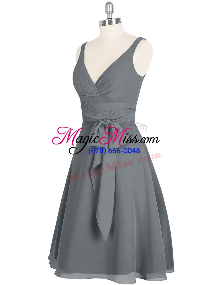 wholesale fabulous sleeveless ruching zipper prom dress