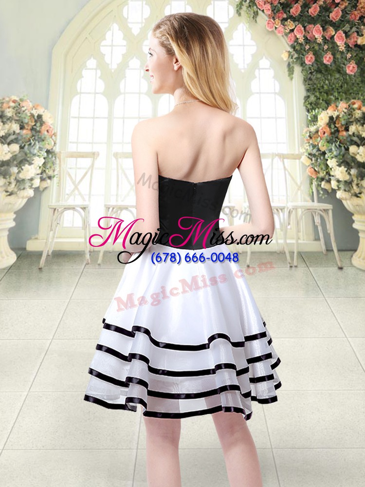 wholesale top selling sleeveless ruffled layers and hand made flower zipper prom party dress