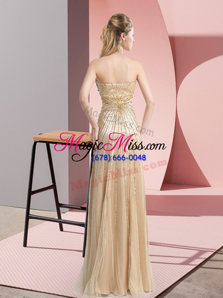 wholesale shining tulle sleeveless floor length formal dresses and beading