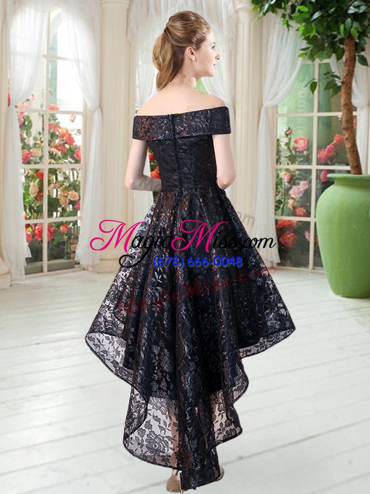 wholesale glamorous black sleeveless zipper formal dresses for prom and party