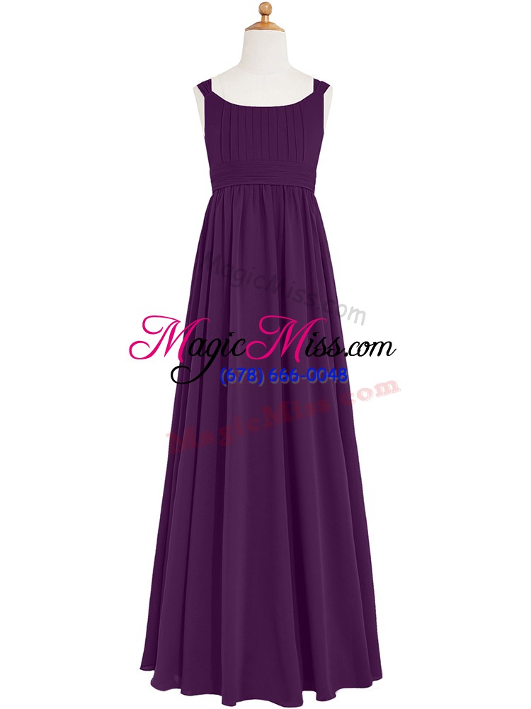 wholesale charming sleeveless ruching zipper prom dresses