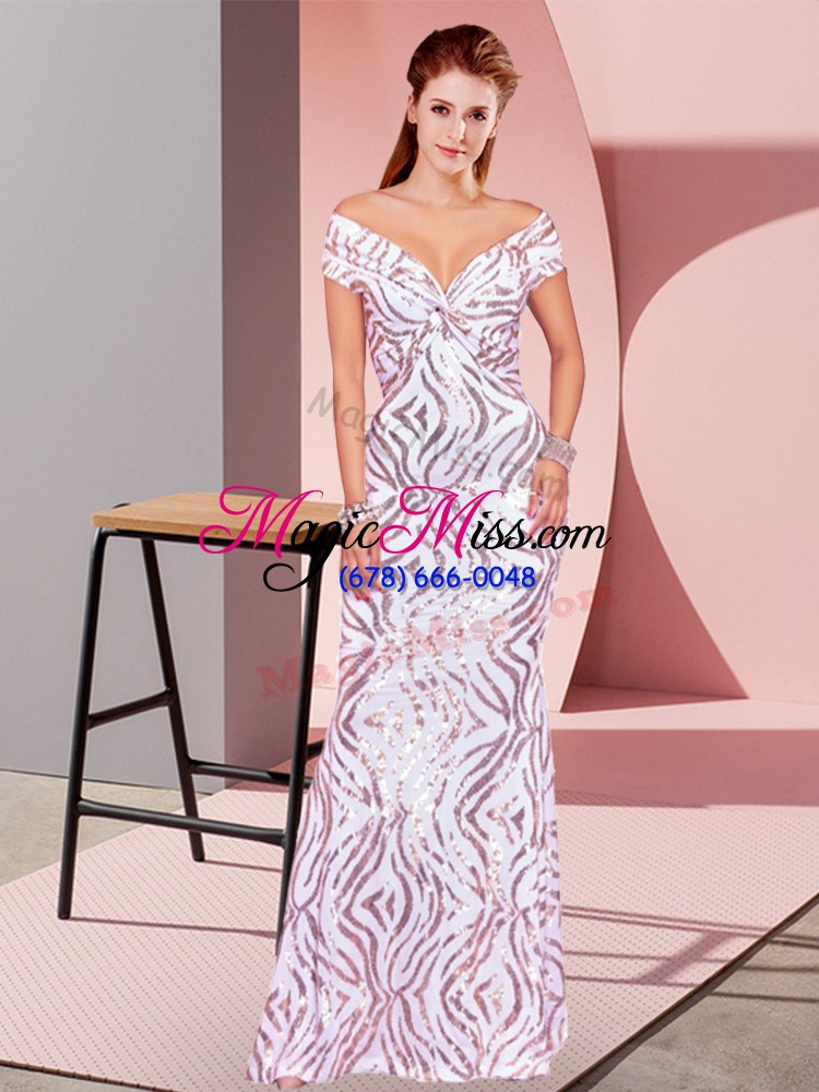 wholesale custom fit multi-color off the shoulder neckline ruching prom gown sleeveless zipper