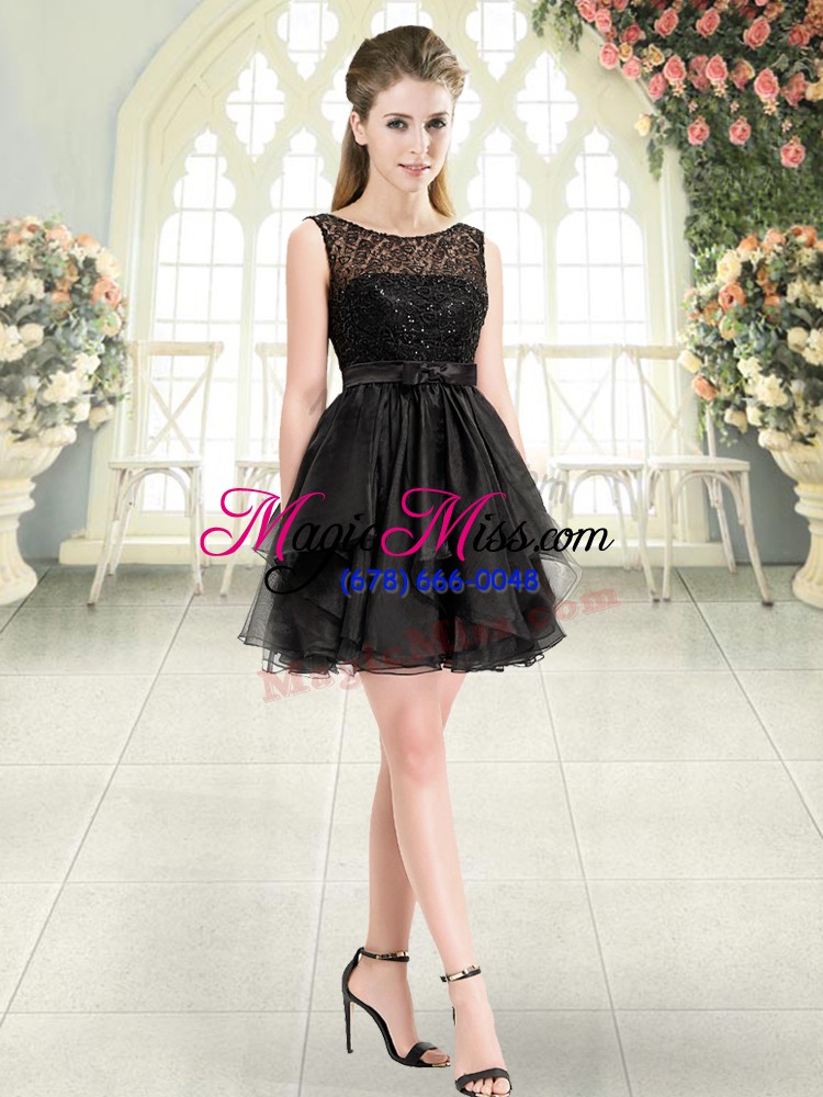 wholesale custom made sleeveless beading and lace lace up prom gown