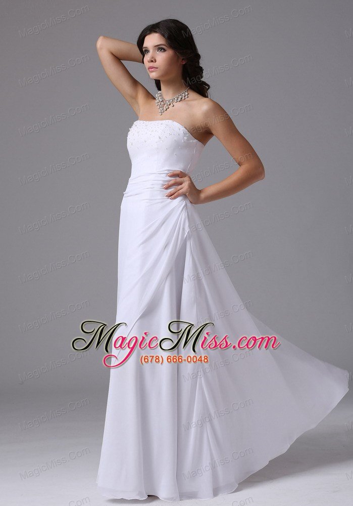 wholesale strapless custom made in cathedral city california for cheap wedding dress