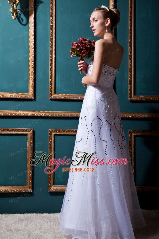 wholesale pretty column sweetheart floor-lengthtulle beading wedding dress