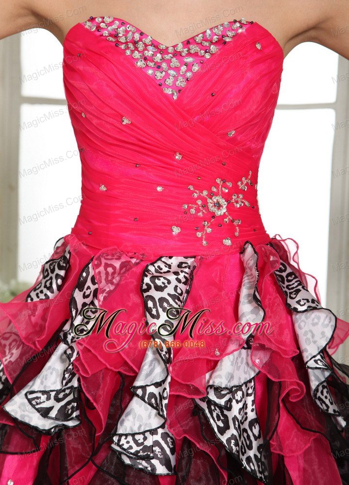 wholesale beaded sweetheart mini-length club cocktail dress for custom made hot pink and black in missouri