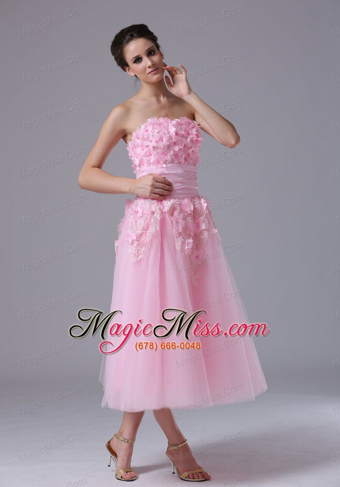 wholesale handle-made flower maxi sweetheart pink tulle 2013 sweet wedding dress in cedar falls iowa