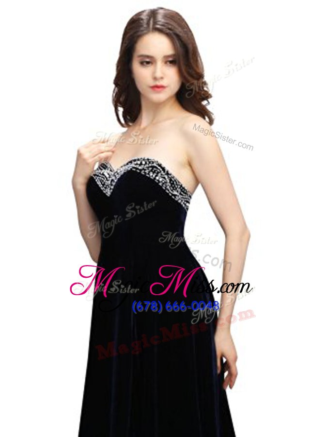 wholesale fantastic sleeveless beading zipper prom evening gown