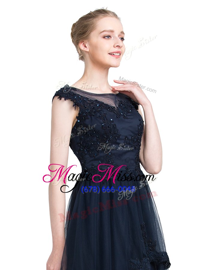 wholesale low price black zipper mother of the bride dress beading sleeveless floor length