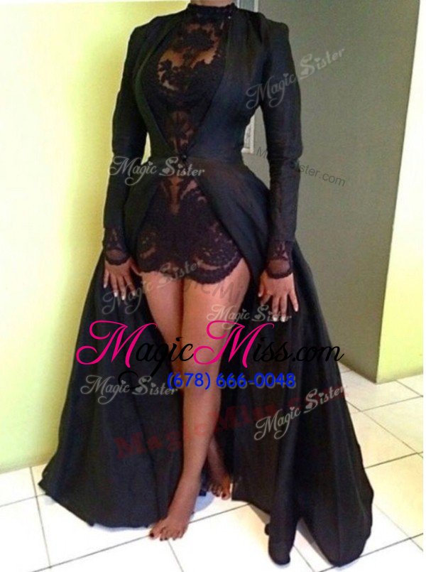 wholesale fabulous scoop long sleeves lace military ball dresses for women lace zipper