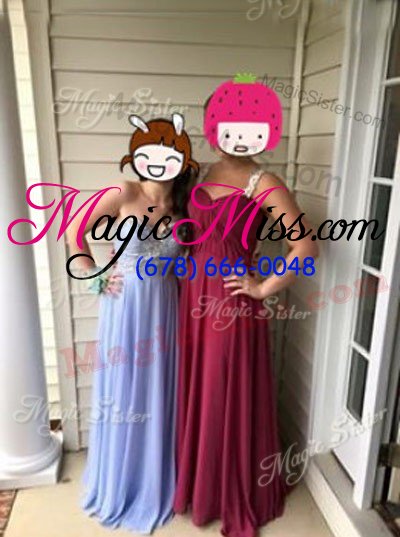 wholesale custom fit burgundy sleeveless appliques floor length prom dress