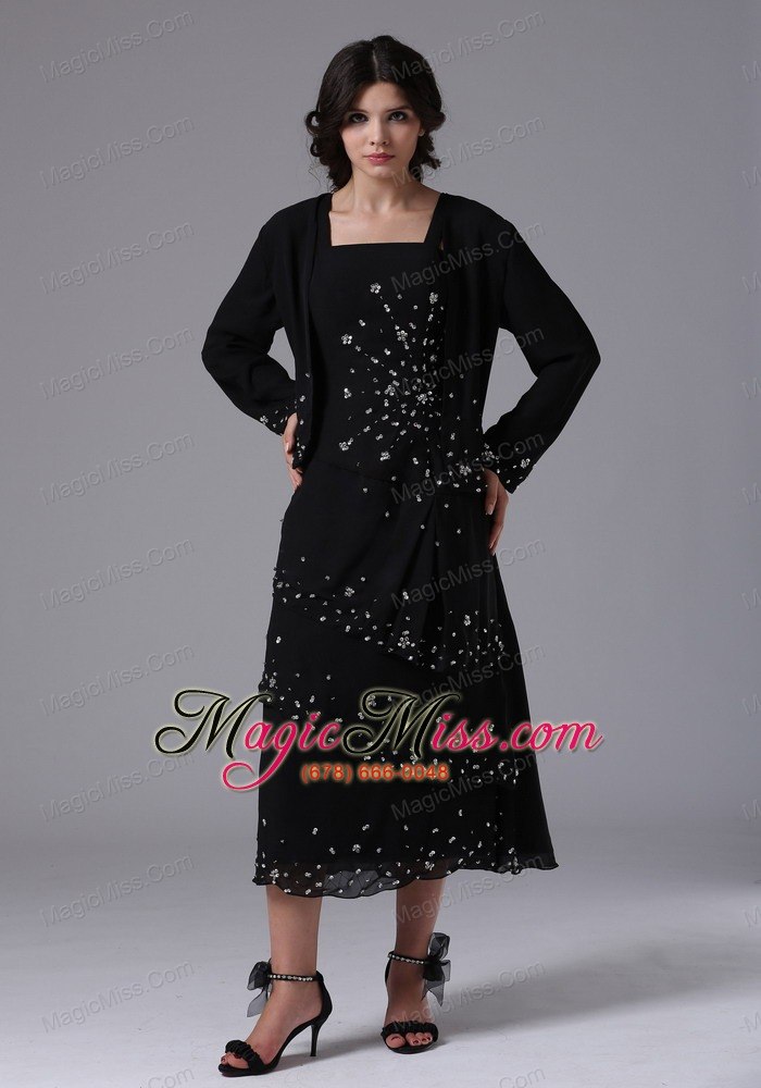 wholesale black jacket straps and beading for 2013 mother of the bride dress in calabasas california