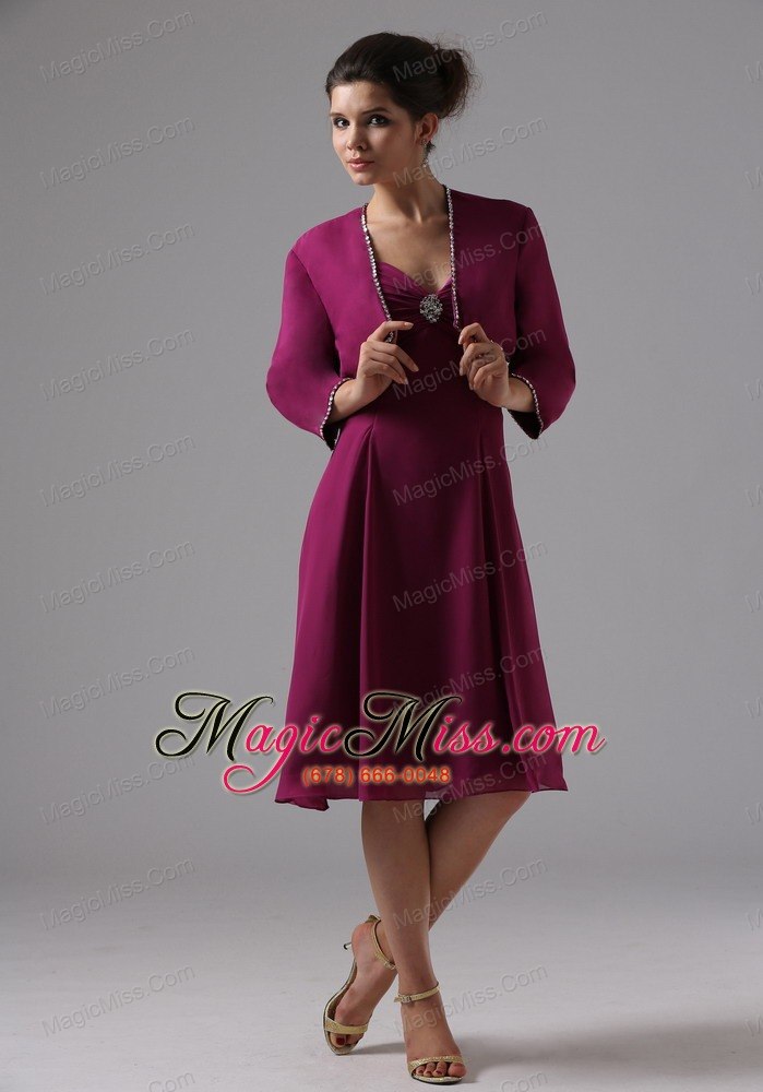 wholesale sweetheart burgundy prom dress chiffon in capitola california with knee-length