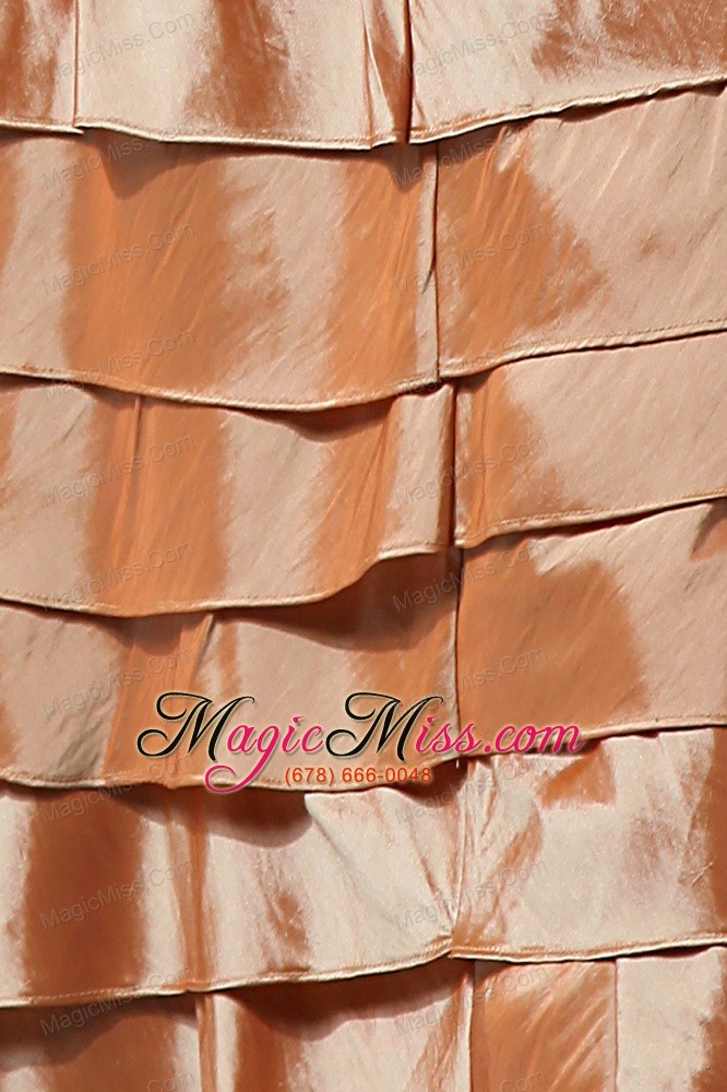 wholesale sexy brown column straps beading mother of the bride dress floor-length taffeta