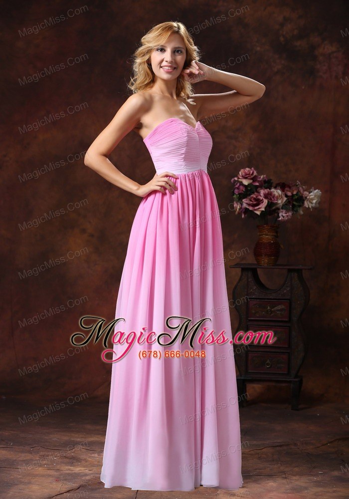 wholesale ombre color chiffon sweetheart prom dress